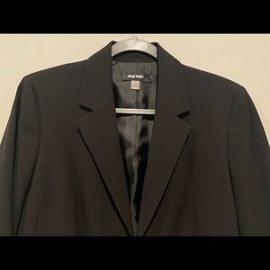 Nine West Blazer Womens 8 Black